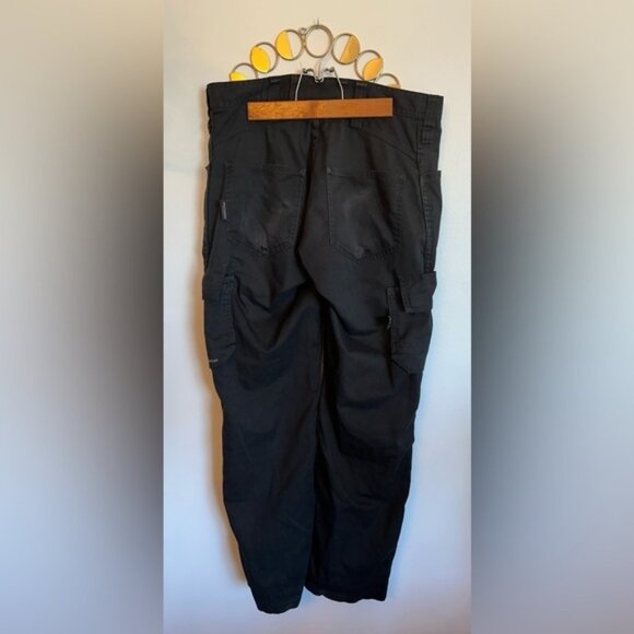 Helly Hansen Work Wear Pants Mens Size W34 X L32 Black Paint Staining Cargo Pant - Picture 8 of 16